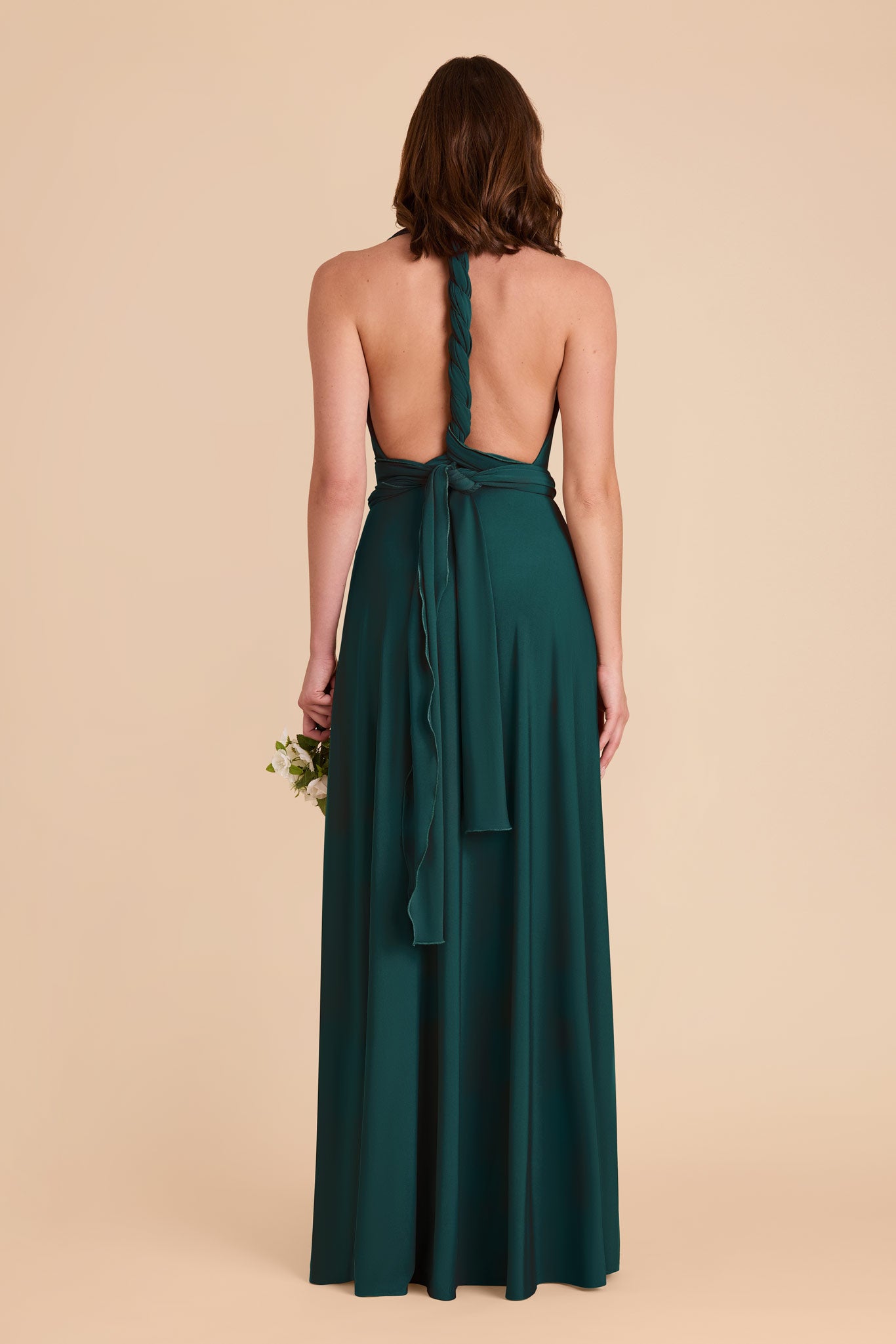 Emerald Willow Convertible Dress Luxe Knit by Birdy Grey