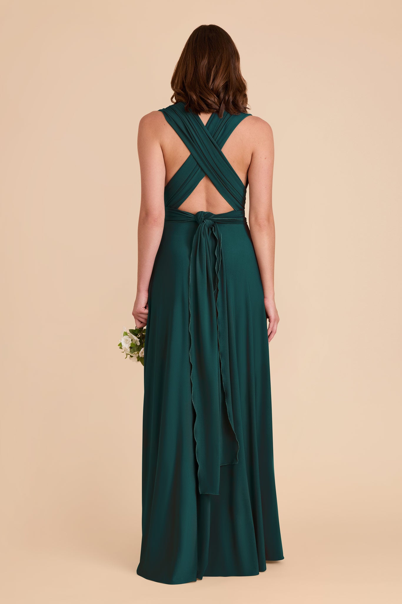 Emerald Willow Convertible Dress Luxe Knit by Birdy Grey