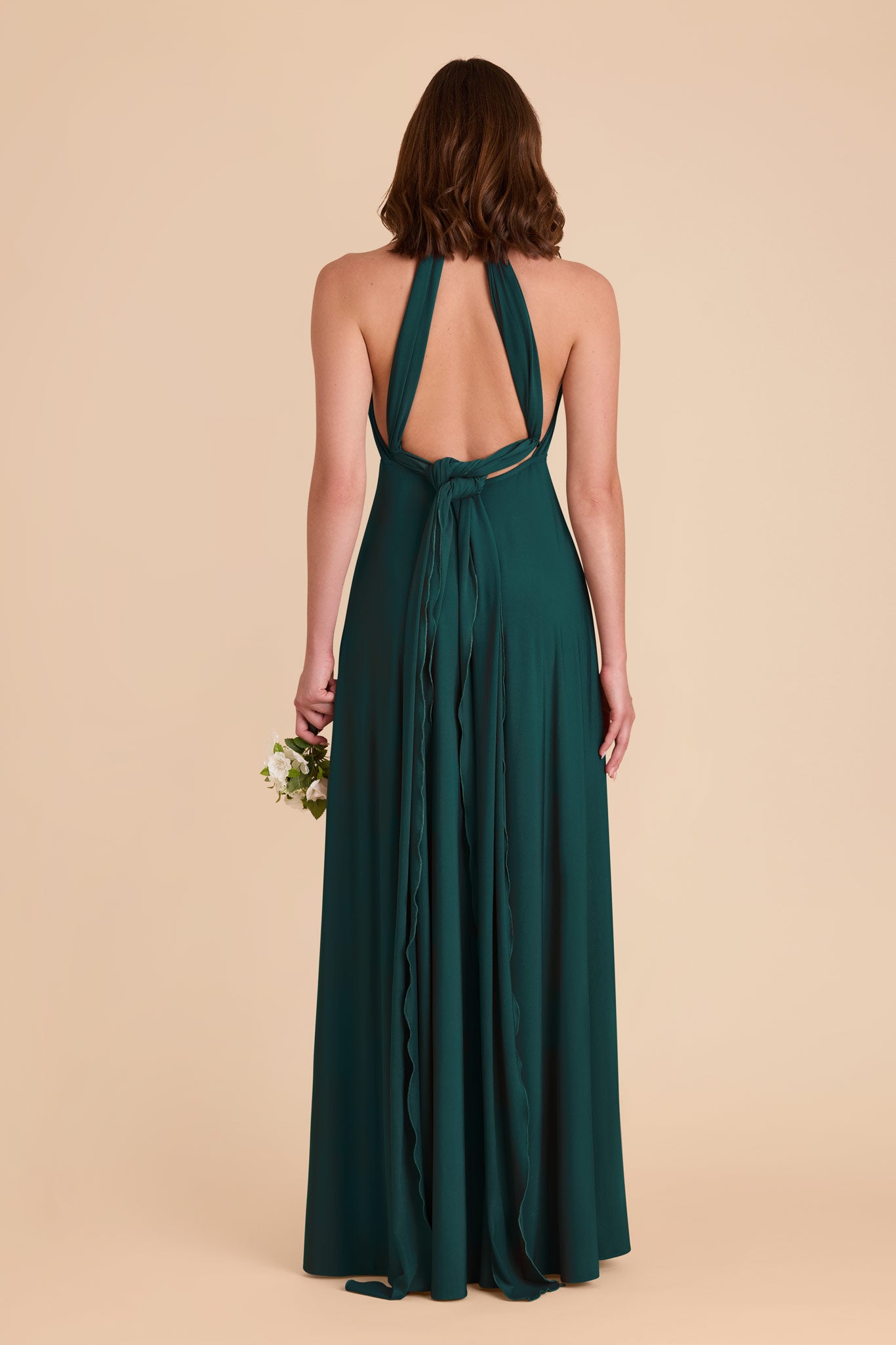 Emerald Willow Convertible Dress Luxe Knit by Birdy Grey