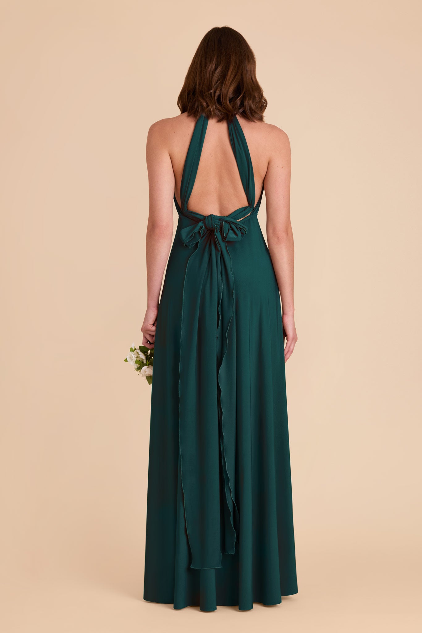 Emerald Willow Convertible Dress Luxe Knit by Birdy Grey