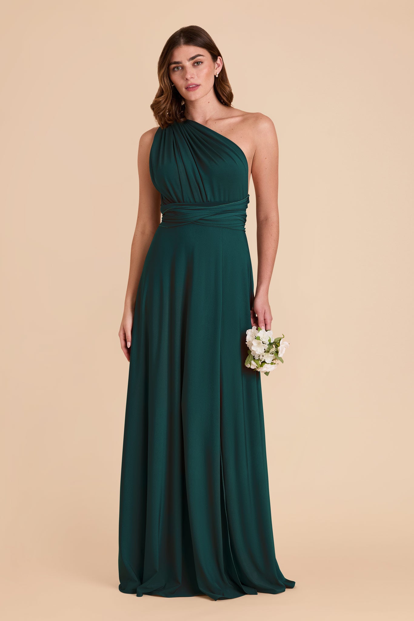 Emerald Willow Convertible Dress Luxe Knit by Birdy Grey