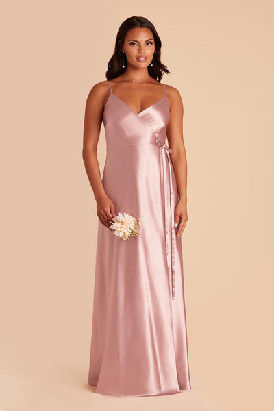 English Rose Cindy Satin Dress by Birdy Grey