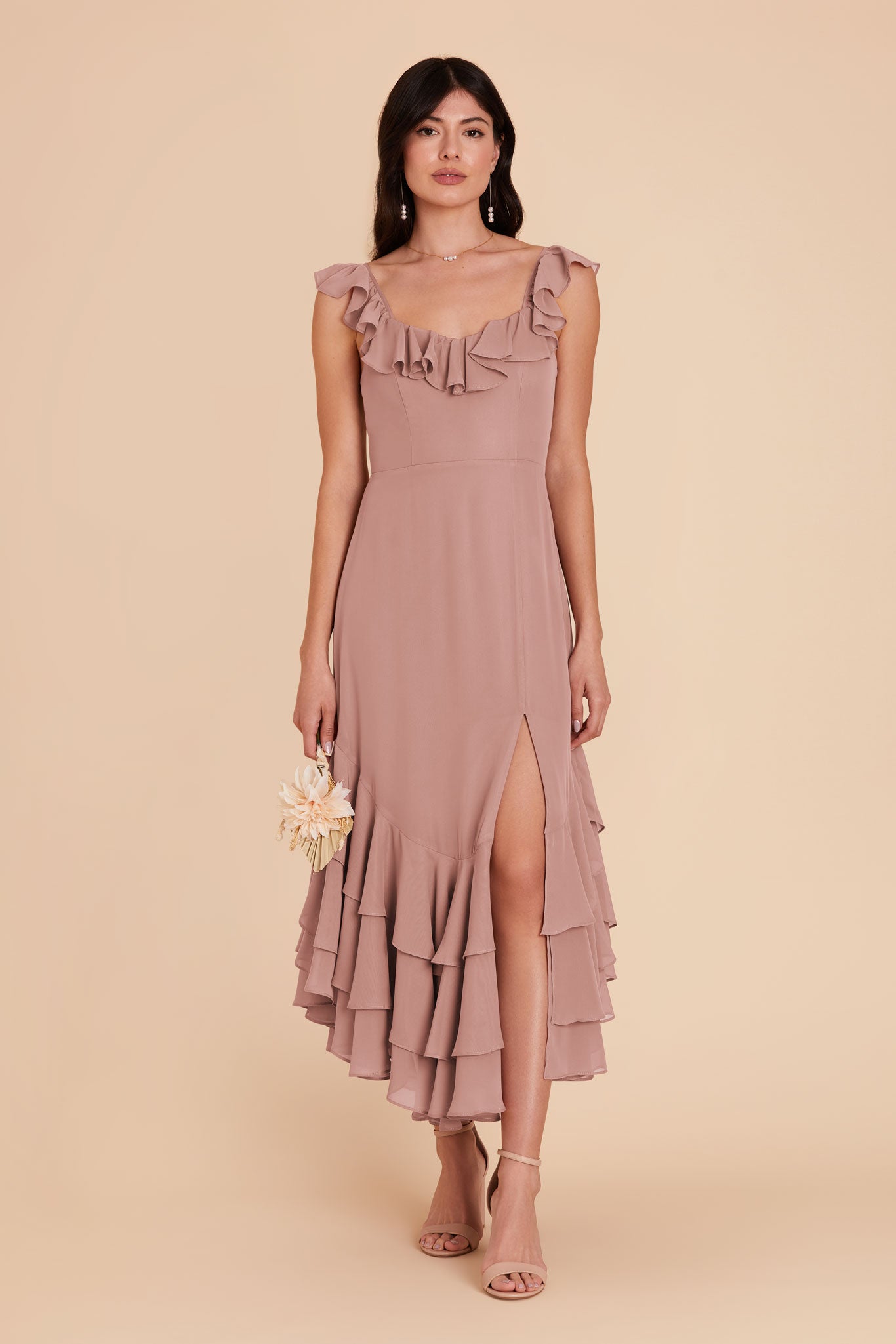 English Rose Ginny Chiffon Dress by Birdy Grey