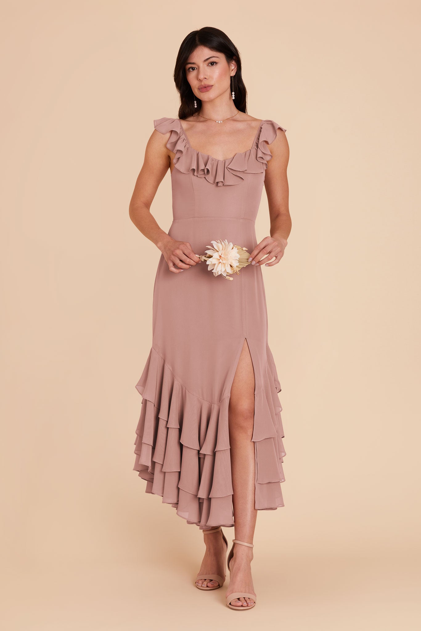 English Rose Ginny Chiffon Dress by Birdy Grey