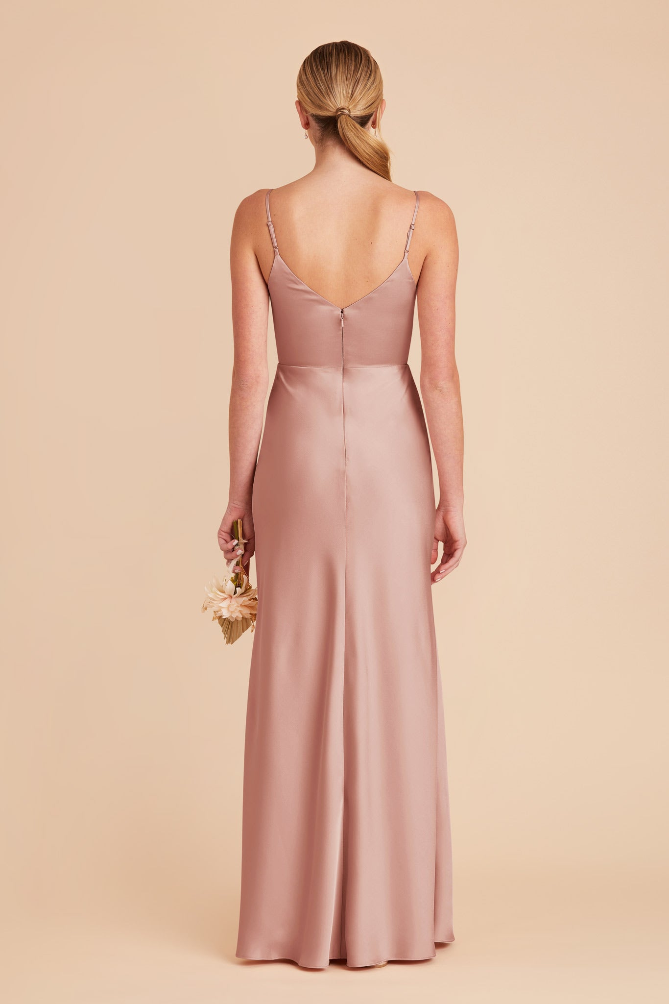 English Rose Jay Matte Satin Dress by Birdy Grey