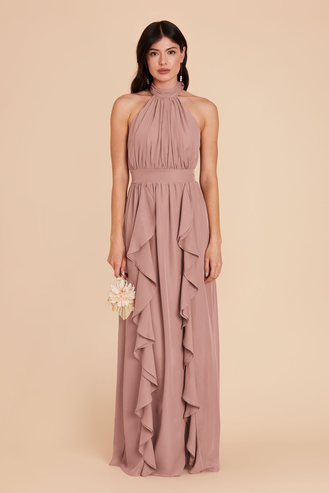 English Rose Joyce Chiffon Dress by Birdy Grey