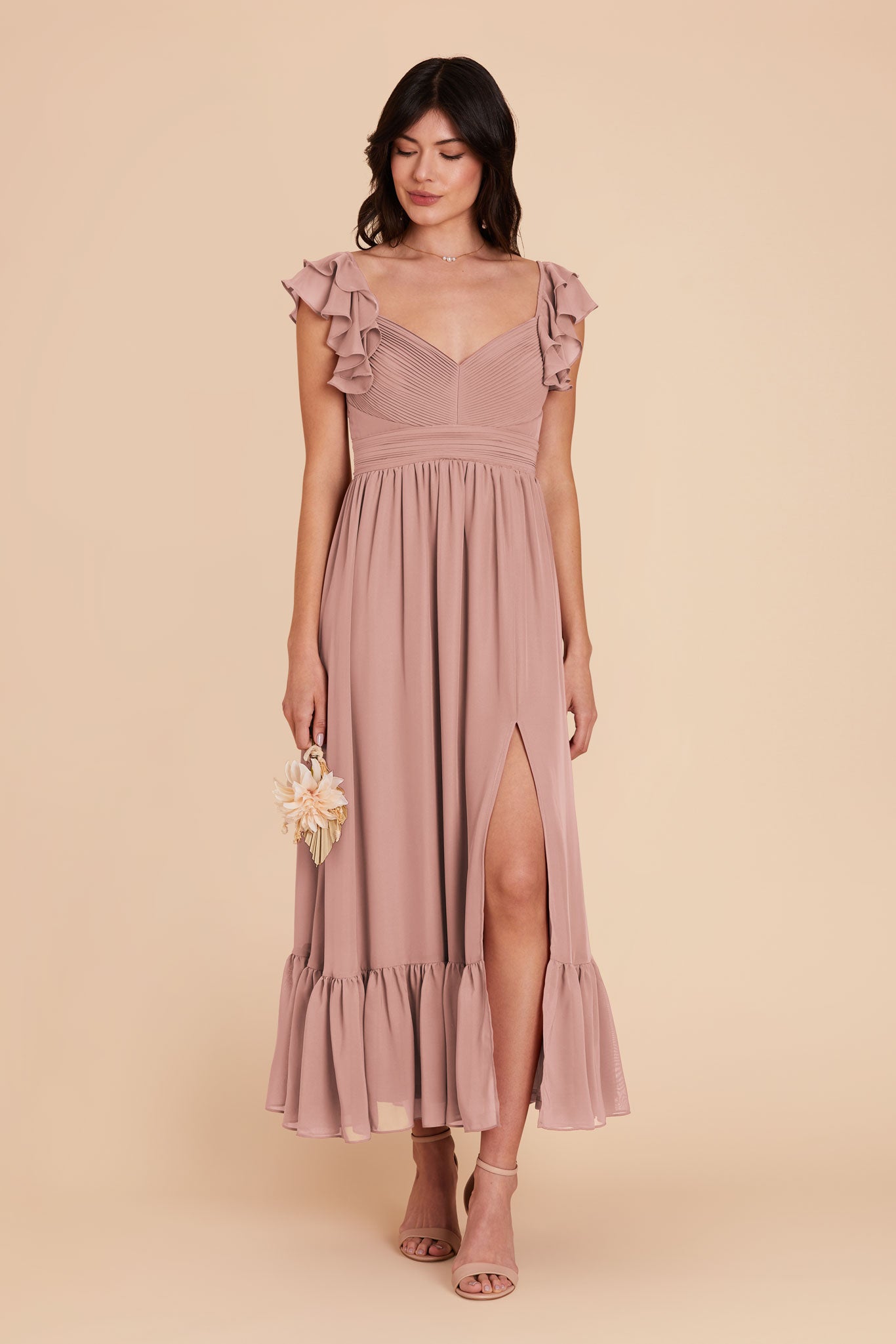 English Rose Michelle Chiffon Dress by Birdy Grey