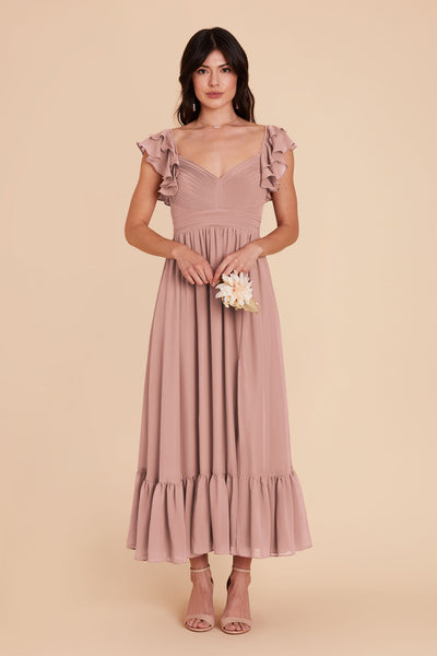 English Rose Michelle Chiffon Dress by Birdy Grey