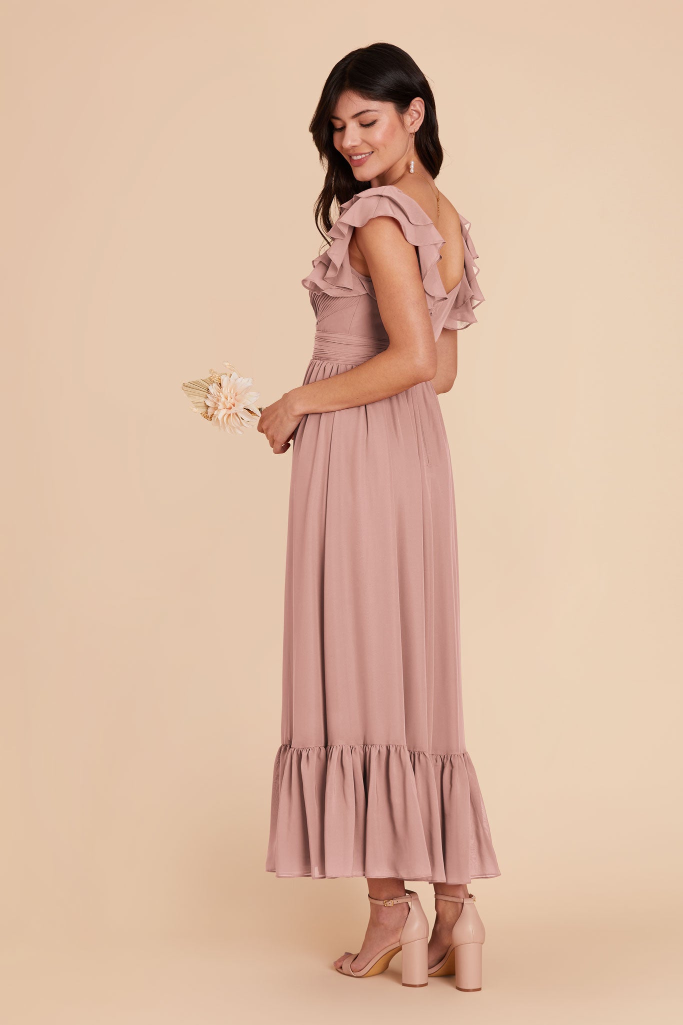 English Rose Michelle Chiffon Dress by Birdy Grey