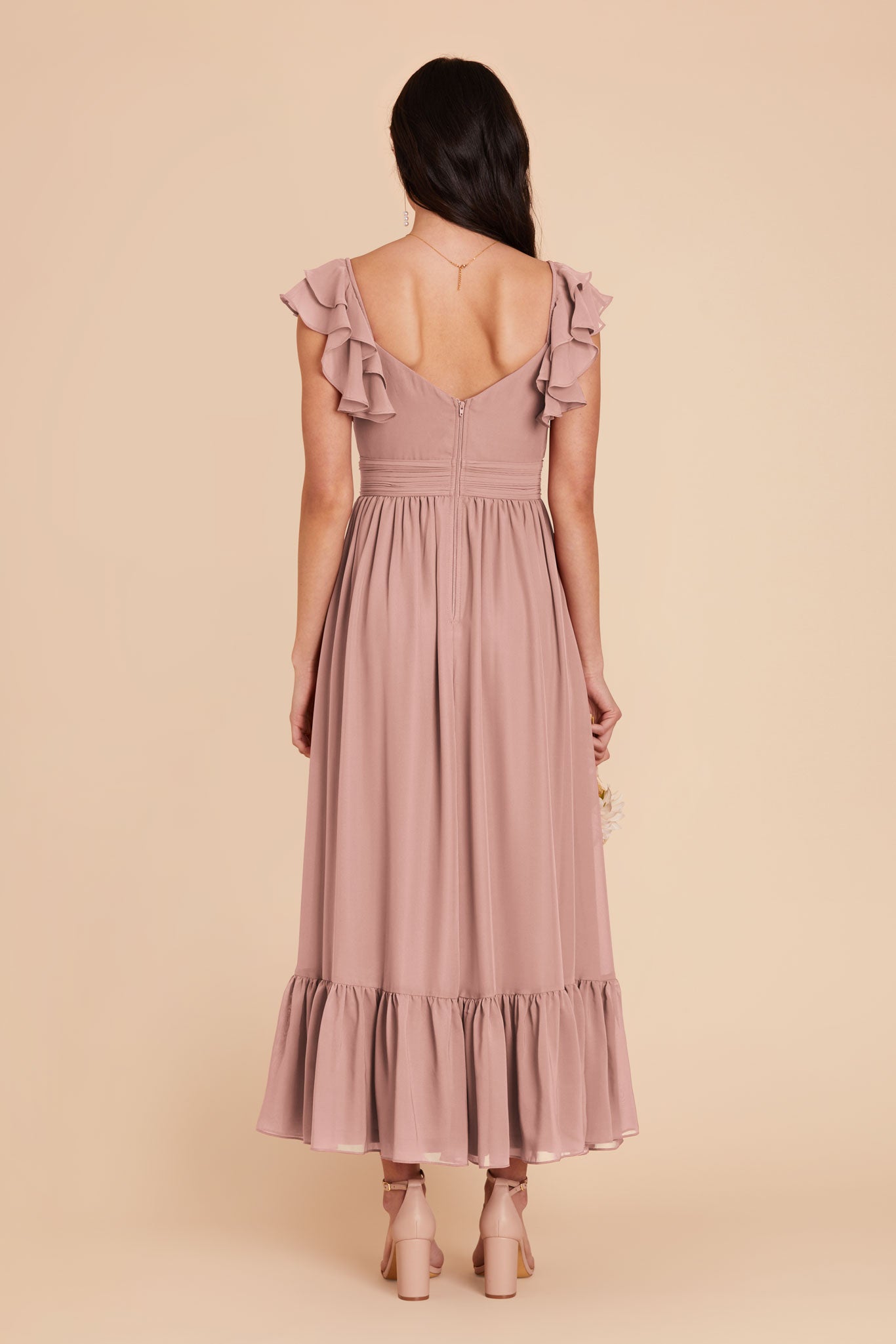 English Rose Michelle Chiffon Dress by Birdy Grey