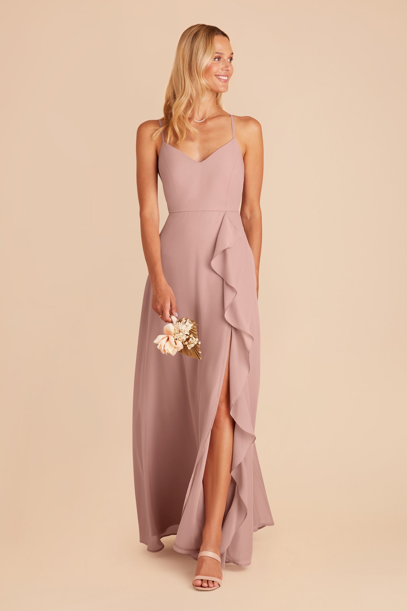 English Rose Theresa Chiffon Dress  by Birdy Grey