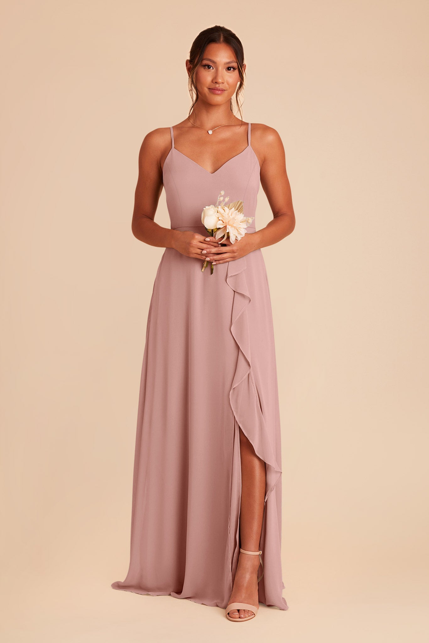 English Rose Theresa Chiffon Dress  by Birdy Grey