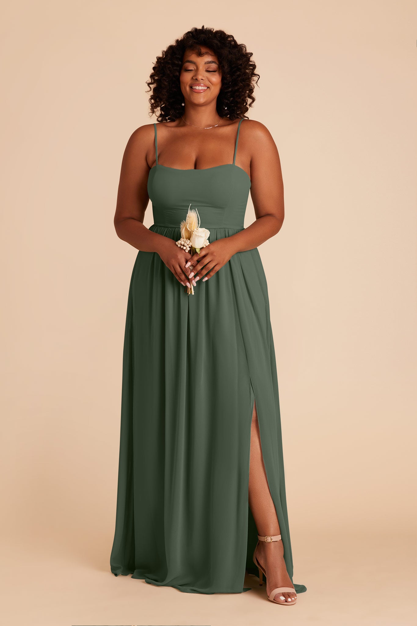 eucalyptus bridesmaid dress