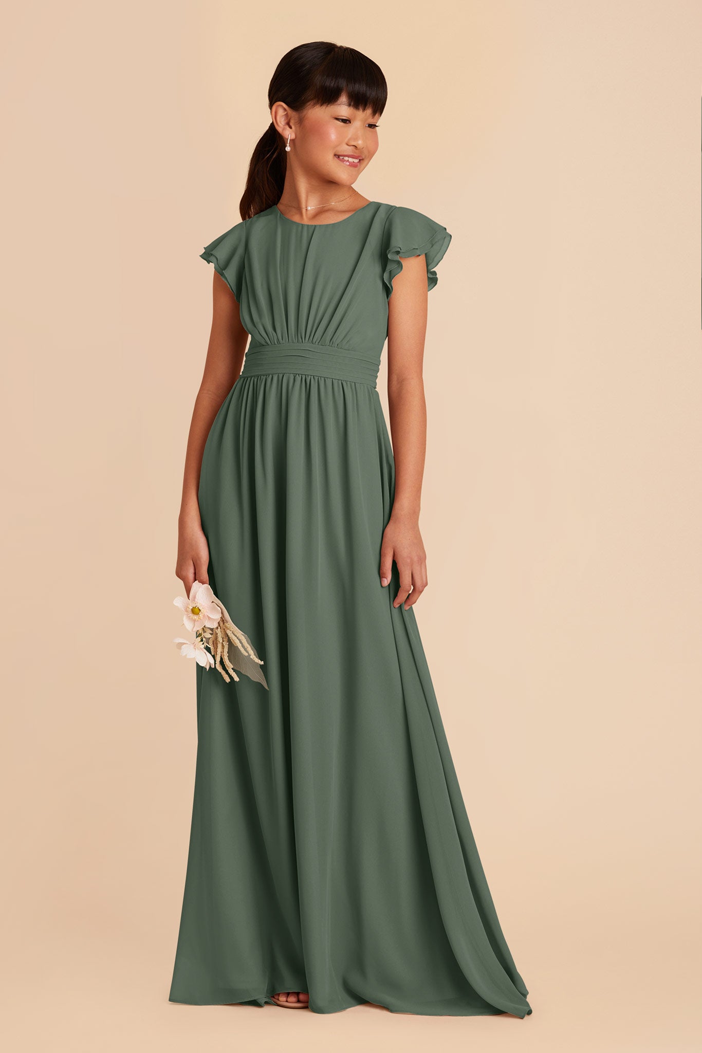 eucalyptus bridesmaid dress