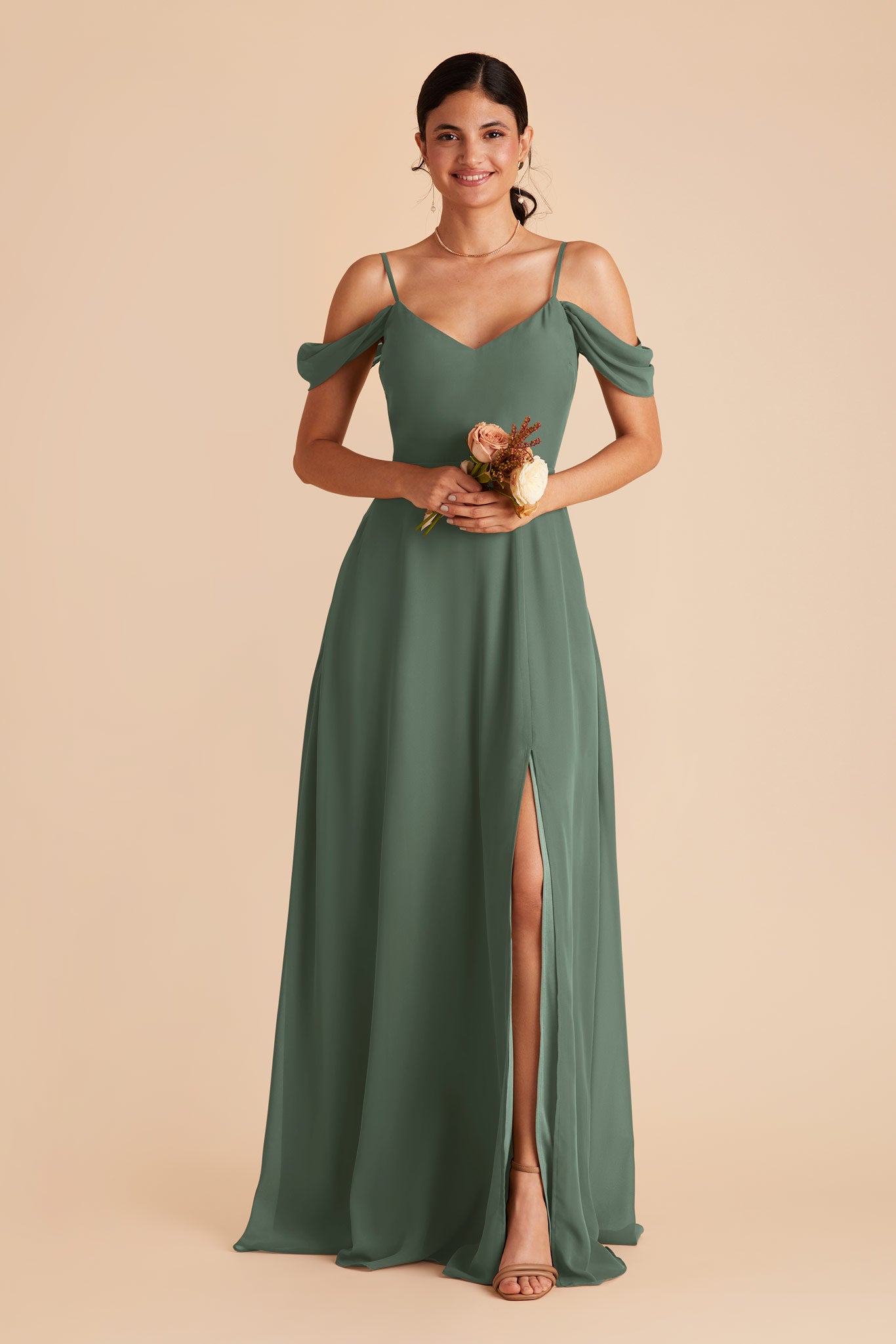 eucalyptus bridesmaid dress