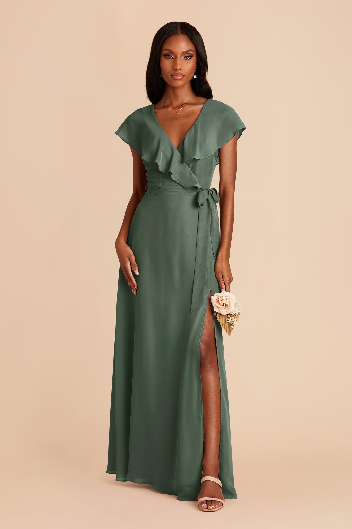 eucalyptus bridesmaid dress