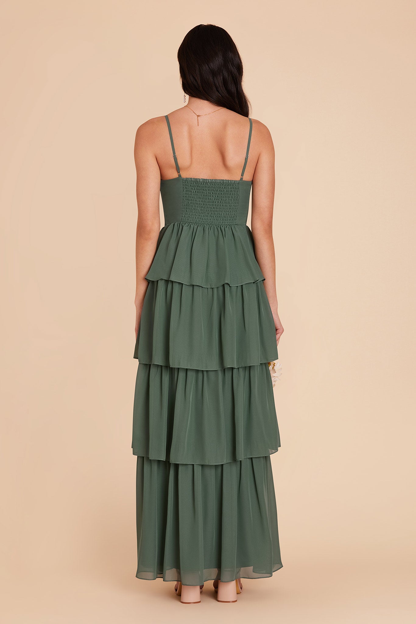 Eucalyptus Lola Chiffon Dress by Birdy Grey