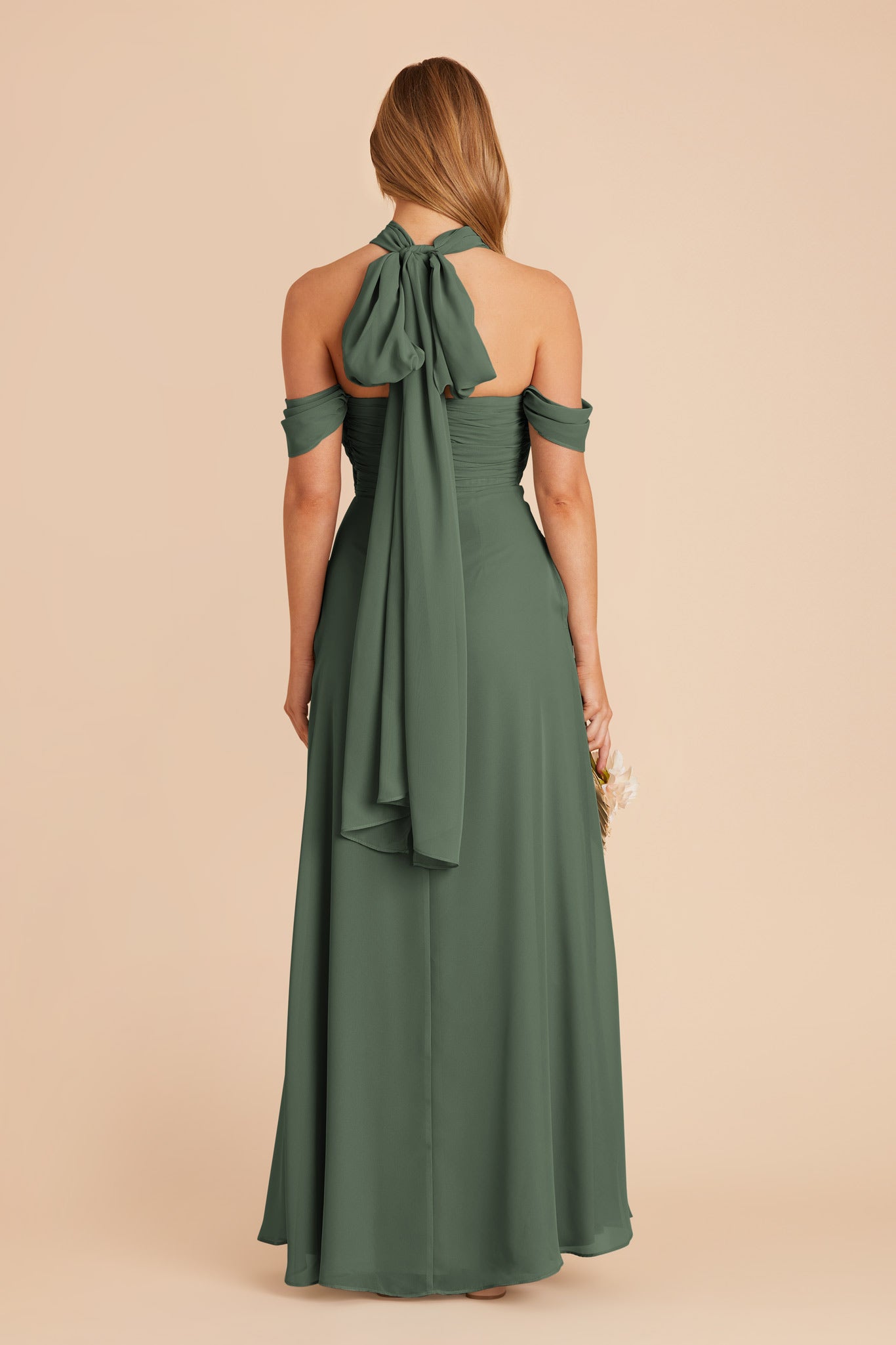 Eucalyptus Cara Chiffon Dress by Birdy Grey