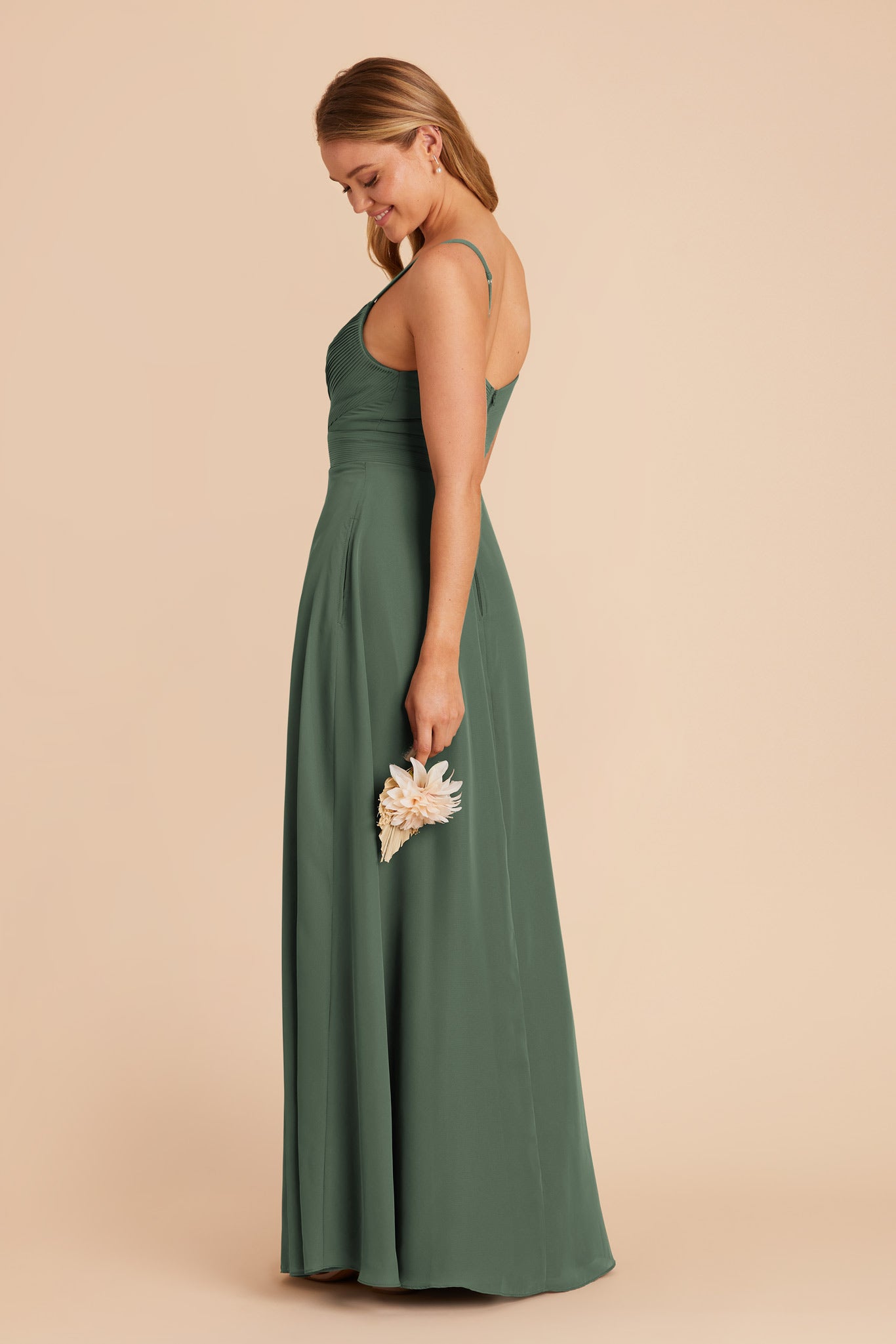 Eucalyptus Deborah Chiffon Dress by Birdy Grey