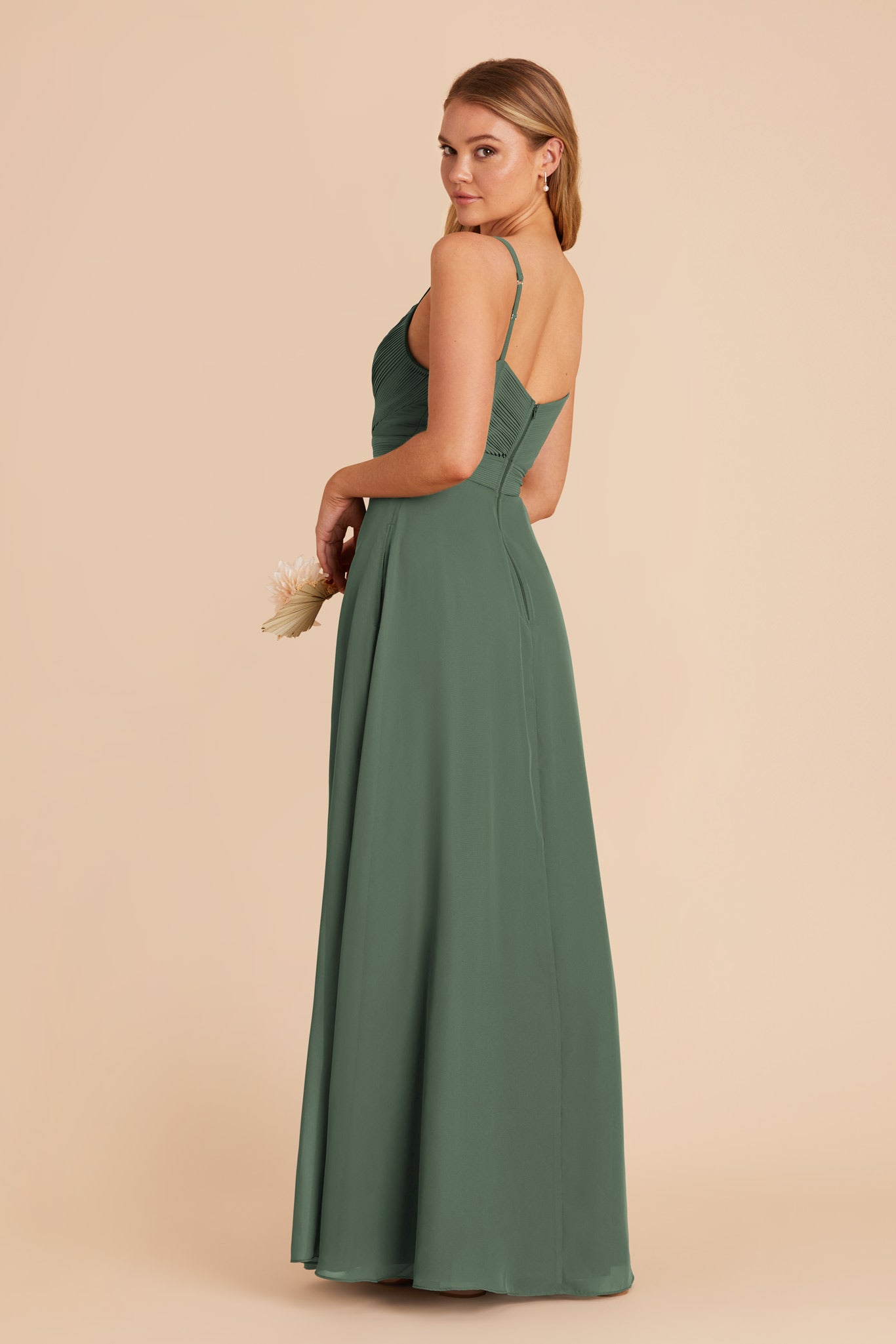 Eucalyptus Deborah Chiffon Dress by Birdy Grey