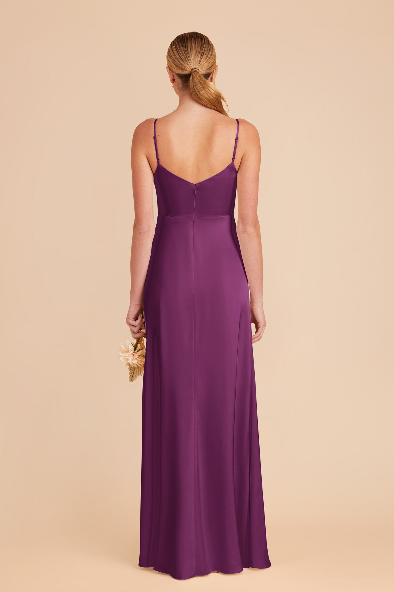 Fig Catherine Matte Satin Dress by Birdy Grey