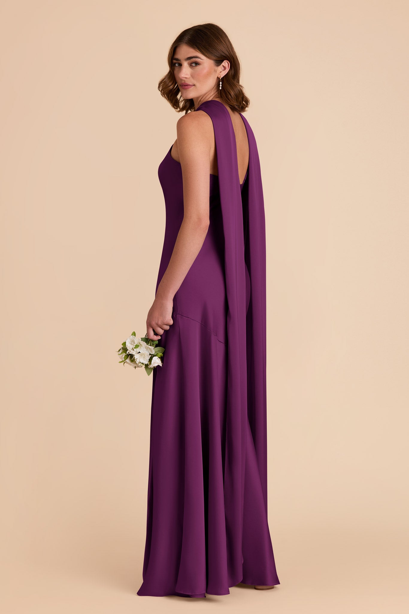 Fig Eileen Matte Satin Dress by Birdy Grey