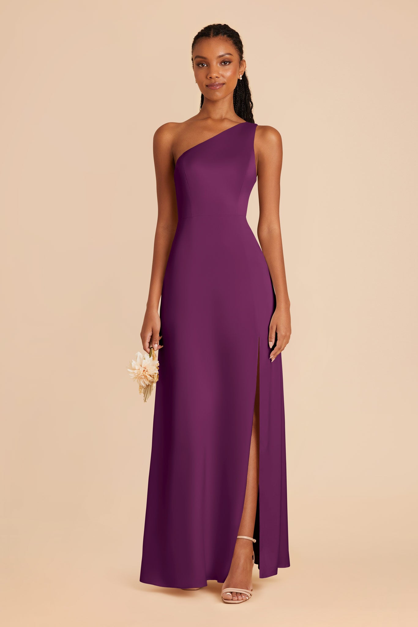 Fig Kira Matte Satin Dress by Birdy Grey