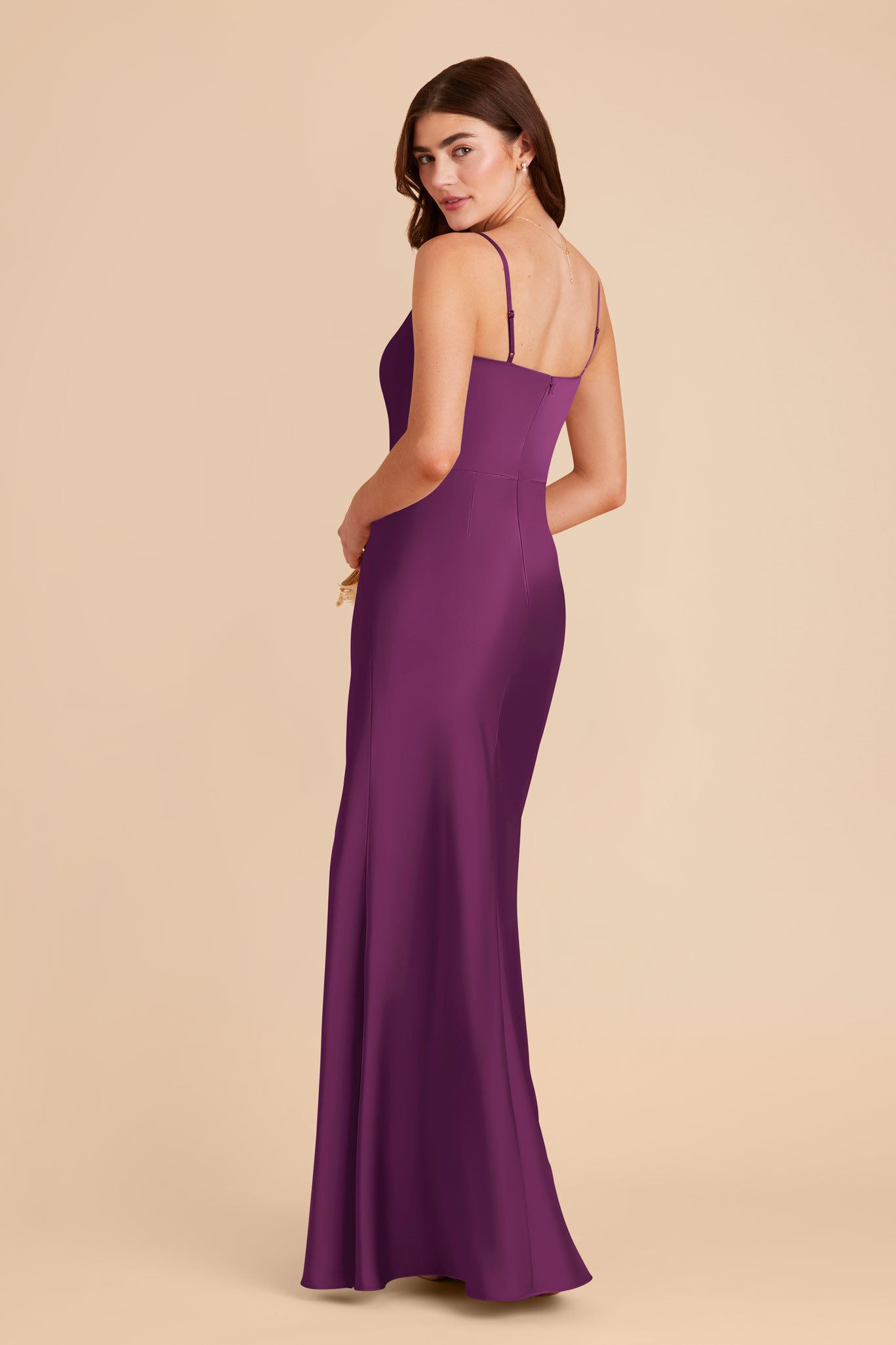 Fig Mai Matte Satin Dress by Birdy Grey