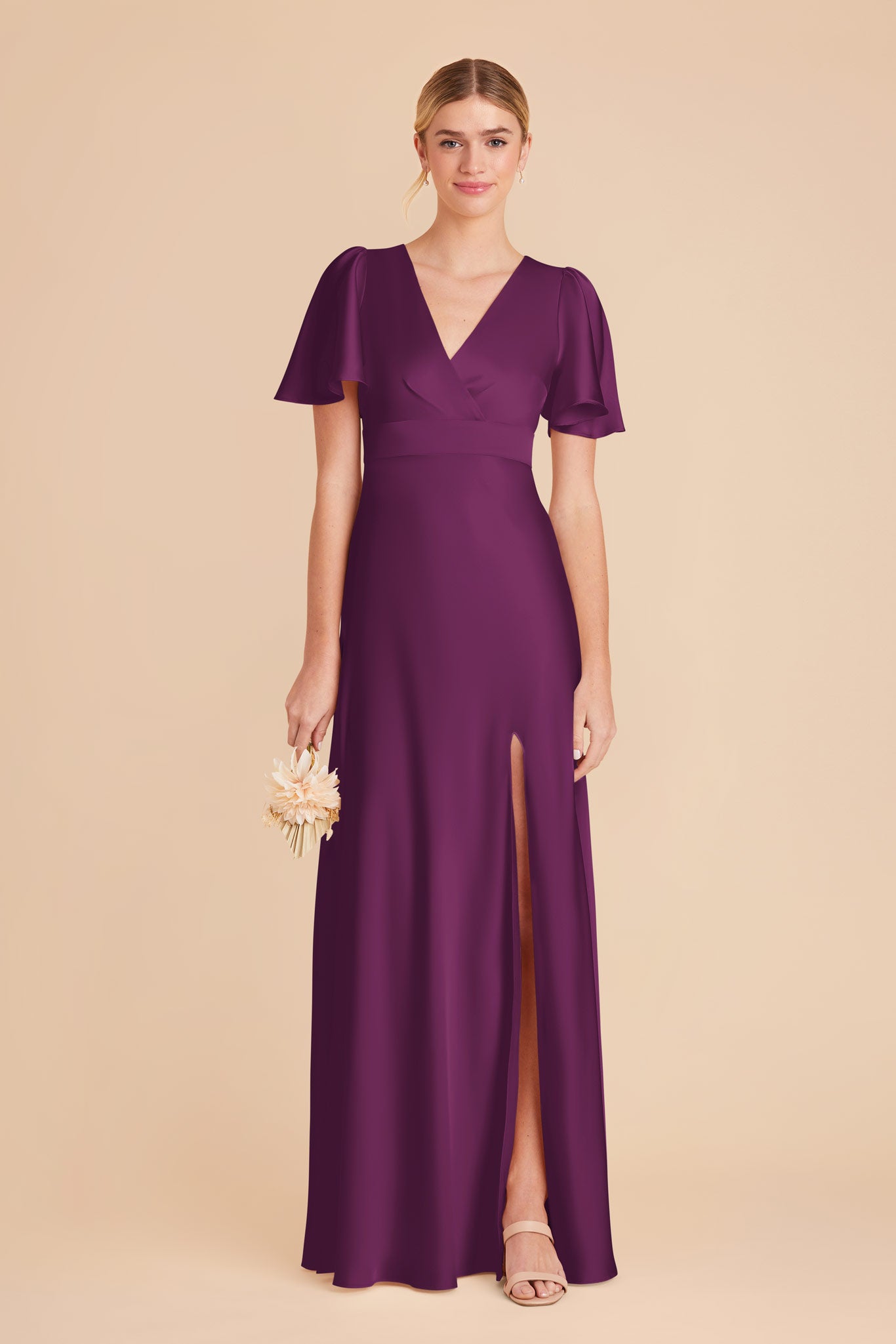 Fig Marni Matte Satin Dress by Birdy Grey