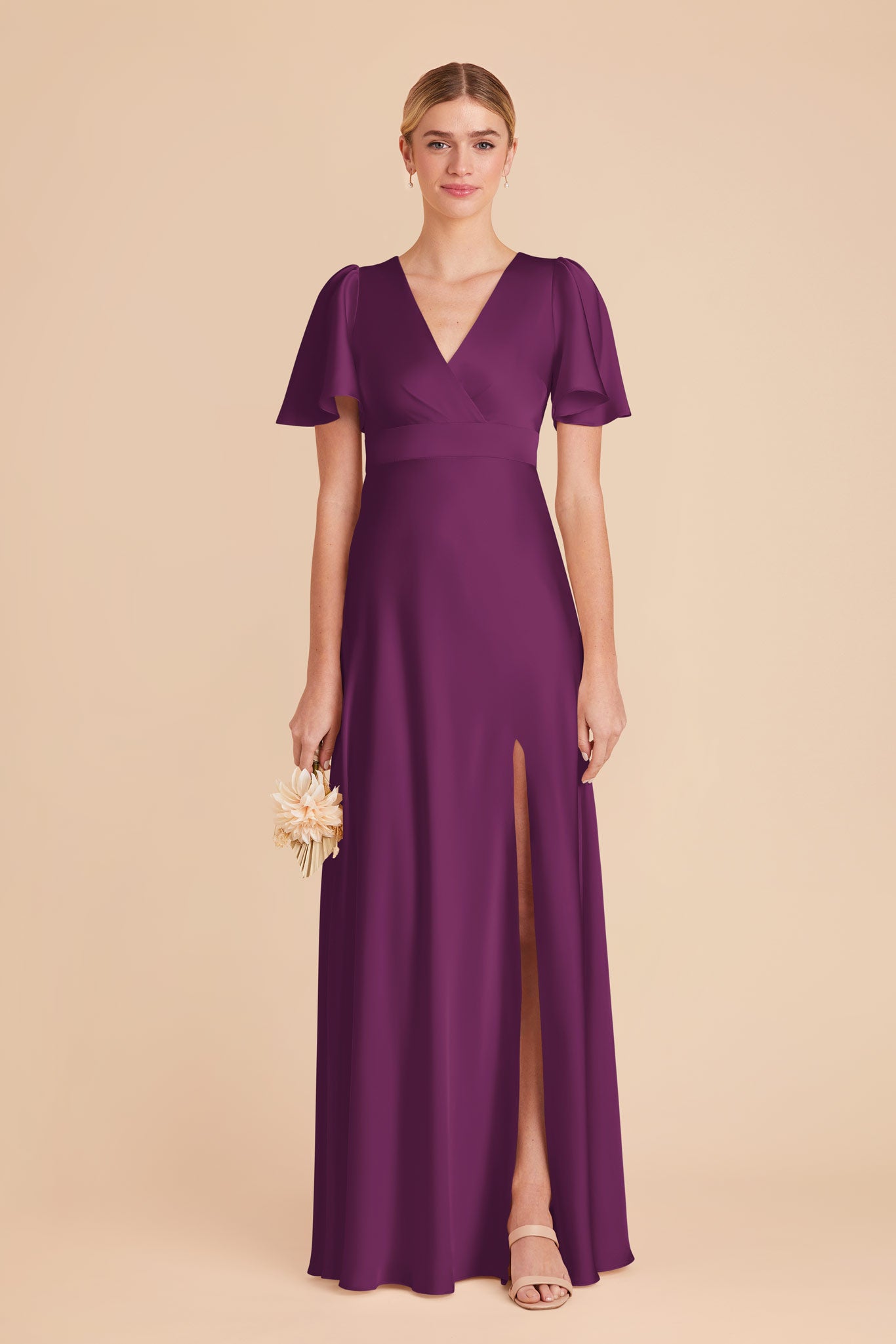 Fig Marni Matte Satin Dress by Birdy Grey