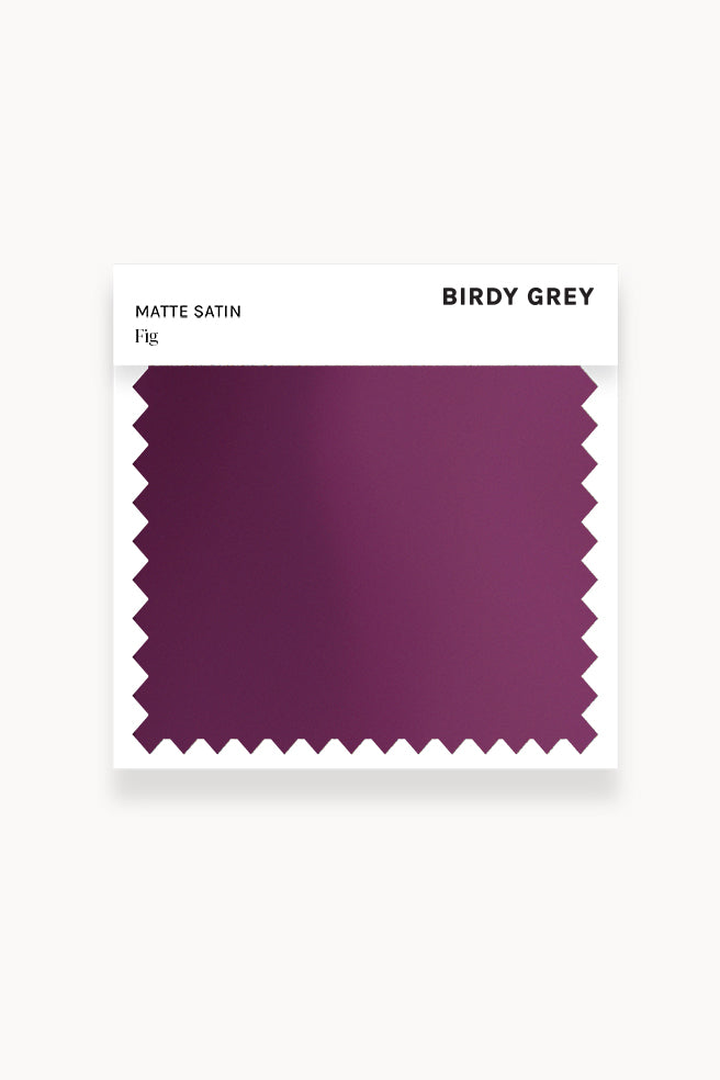 Swatch - Matte Satin in Fig