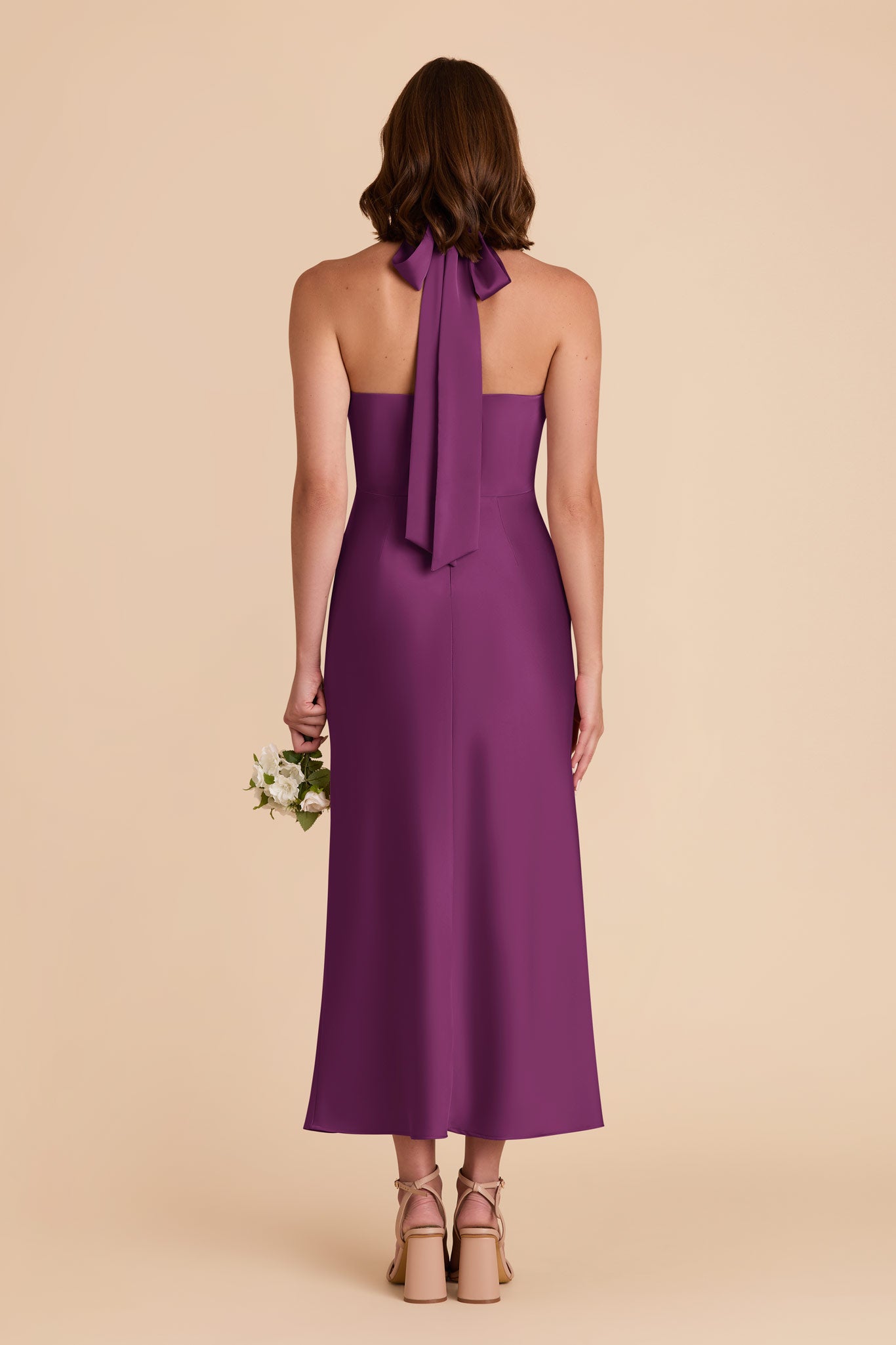 Fig Monique Matte Satin Dress by Birdy Grey