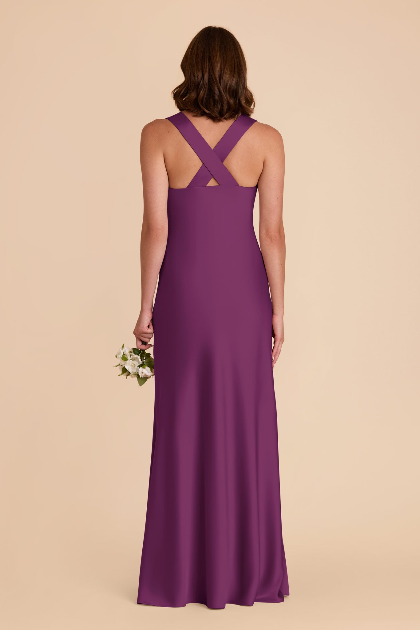 Fig Veronica Matte Satin Dress by Birdy Grey