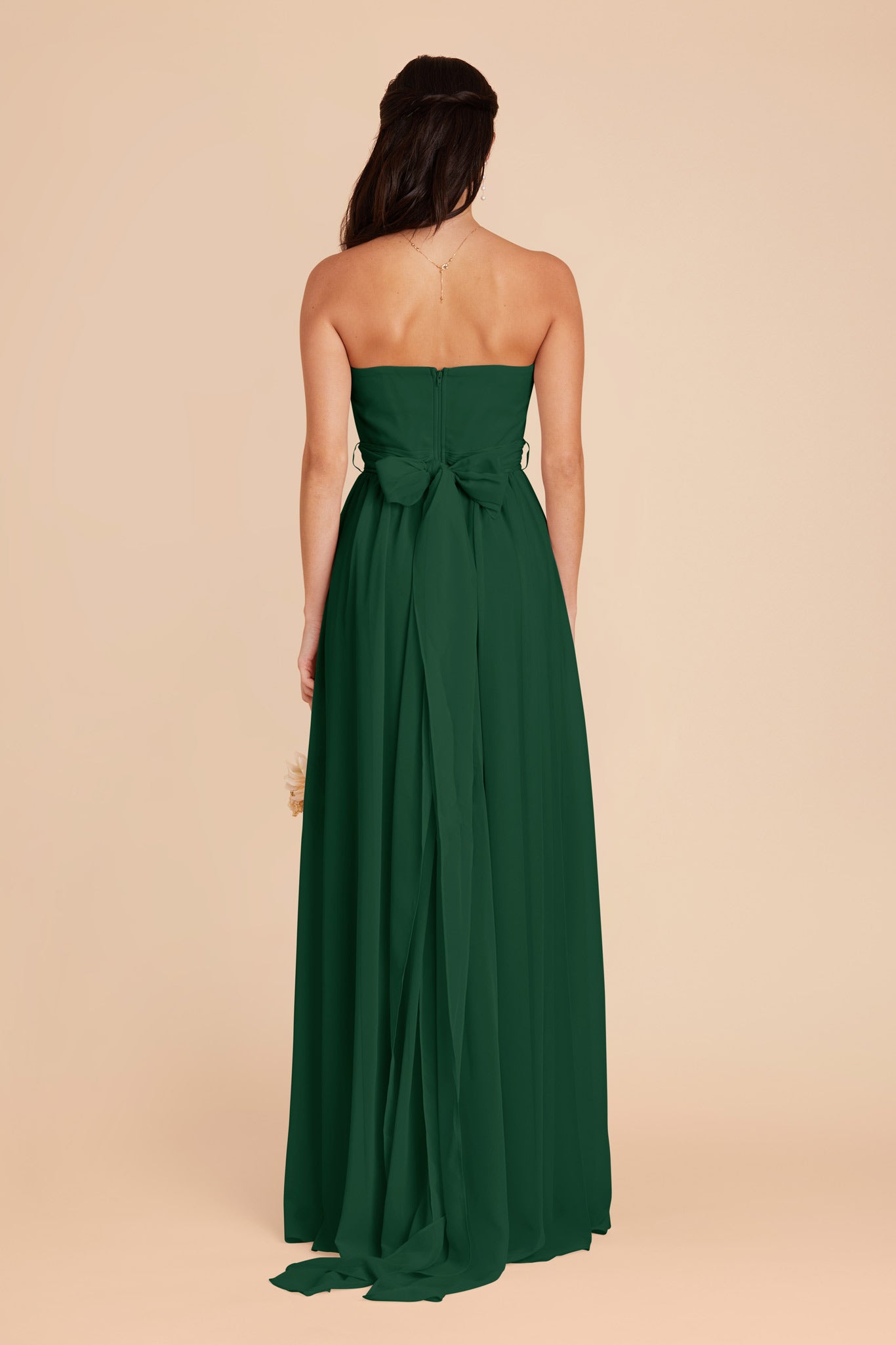 Forest Green Grace Convertible Chiffon Dress by Birdy Grey