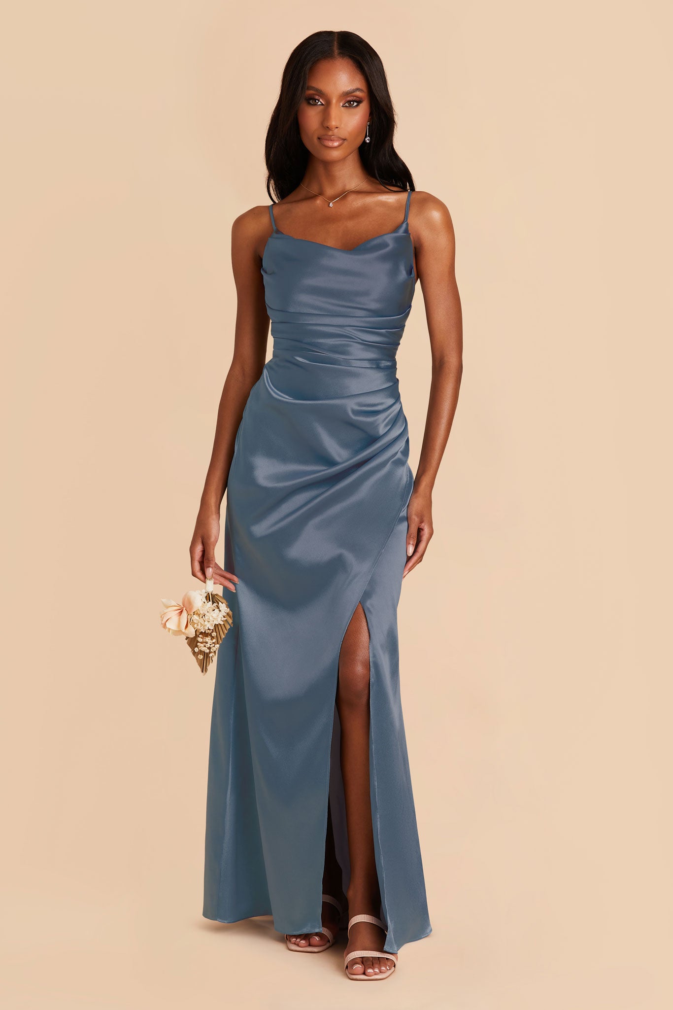 French blue bridesmaid store dresses