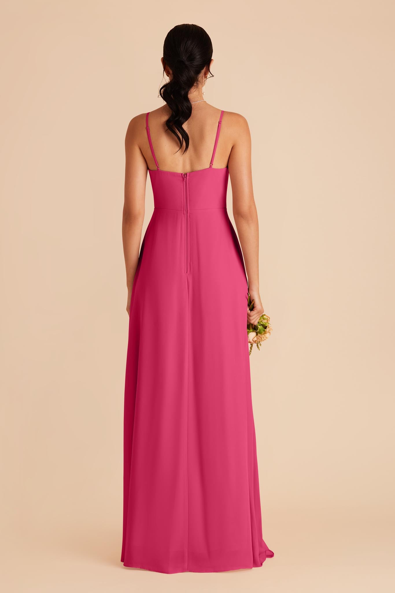 Fuchsia Amy Chiffon Dress by Birdy Grey