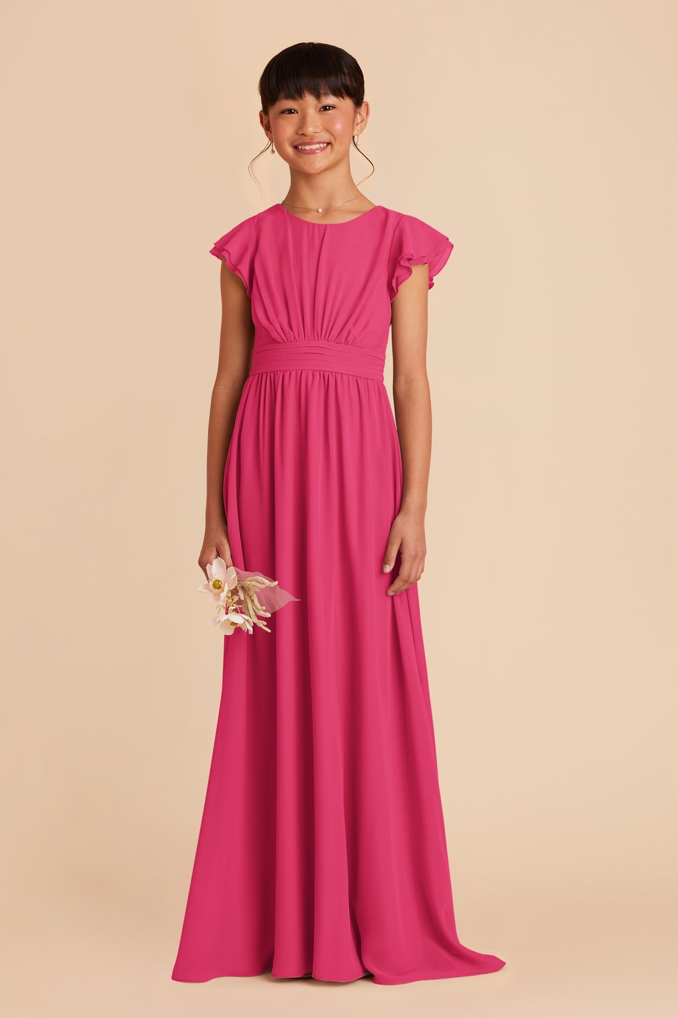 Cheap Junior Bridesmaid Dresses Fuschia