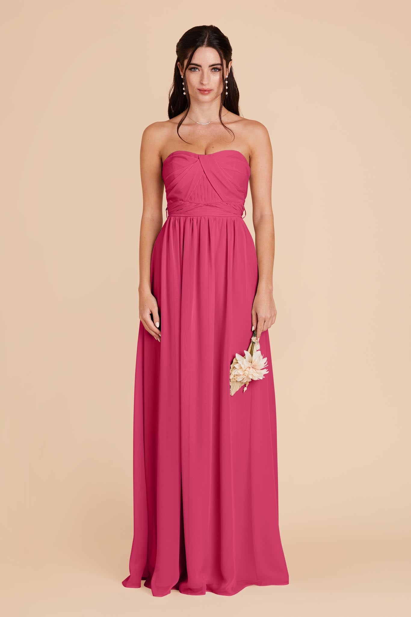 Fuchsia Grace Convertible Dress by Birdy Grey