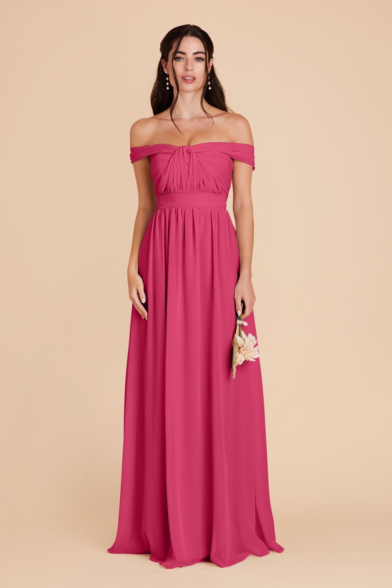 Fuchsia Grace Convertible Dress by Birdy Grey