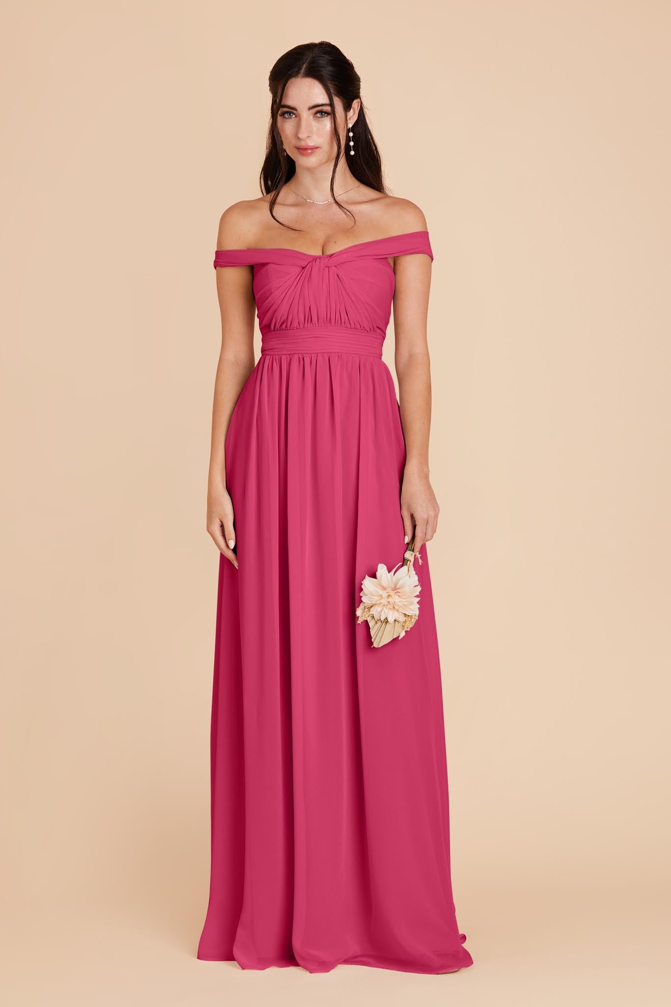 Fuchsia Grace Convertible Dress by Birdy Grey