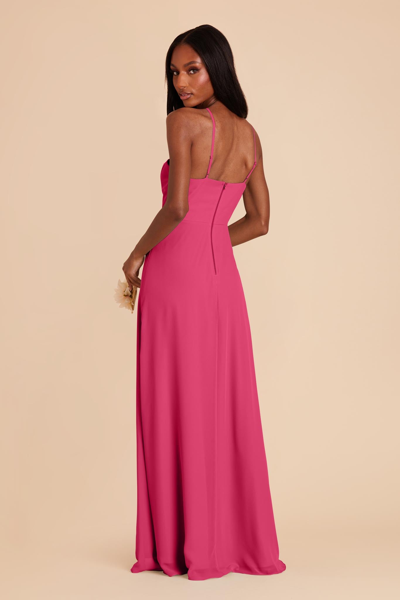 Fuchsia Juliet Chiffon Dress by Birdy Grey