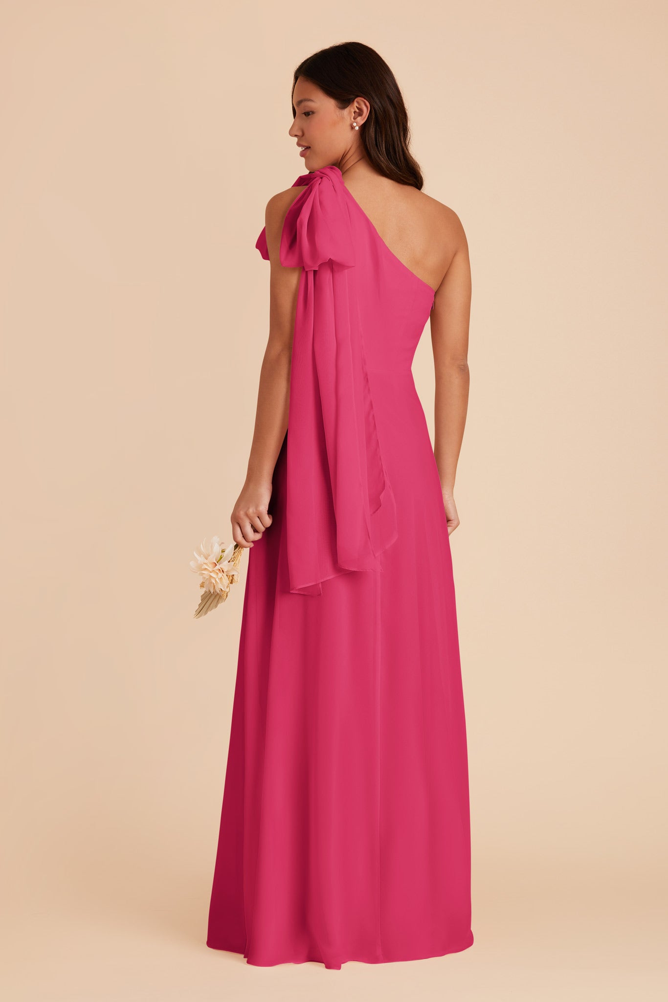 Fuchsia Melissa Chiffon Dress by Birdy Grey