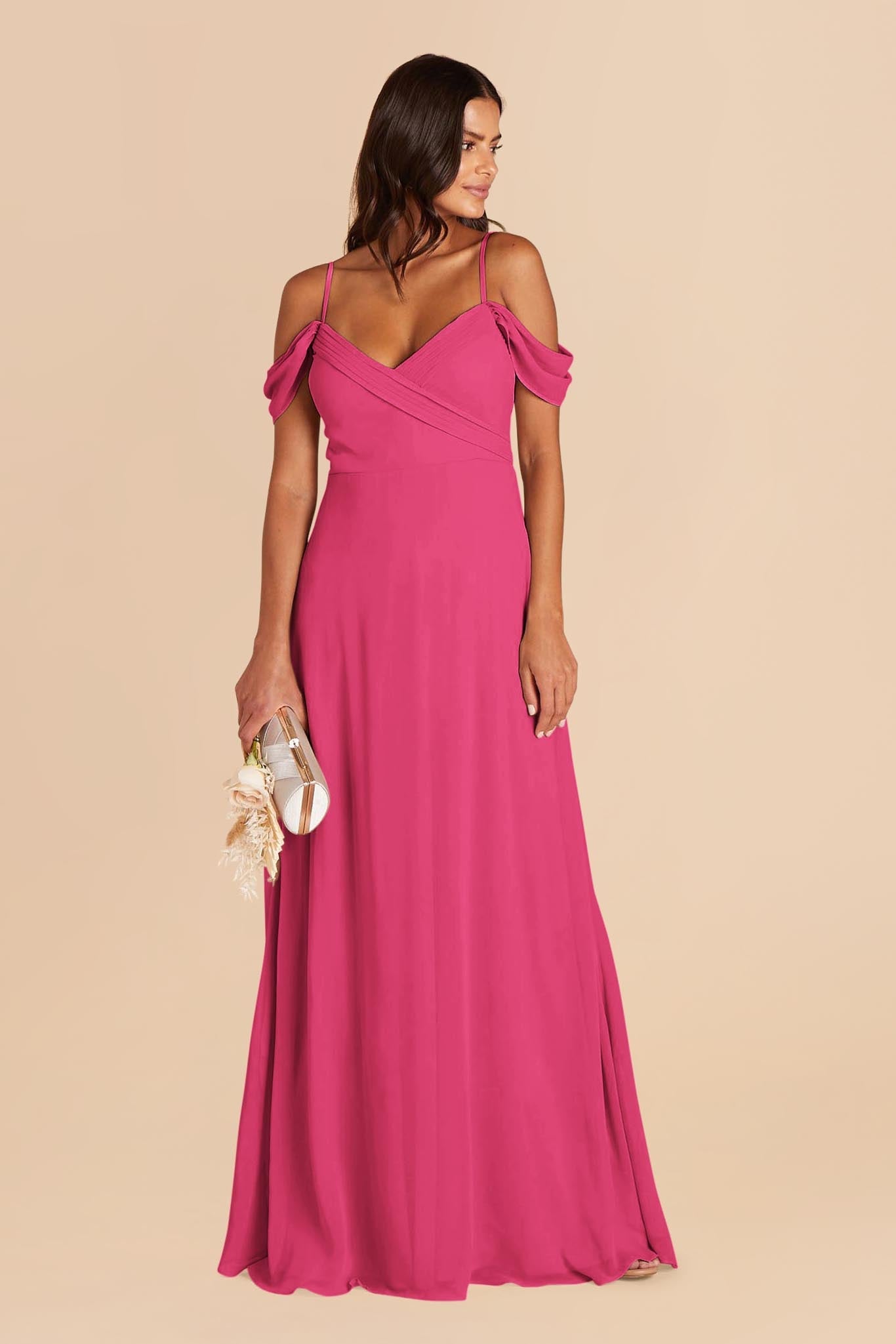 Fuchsia Spence Convertible Dress by Birdy Grey 