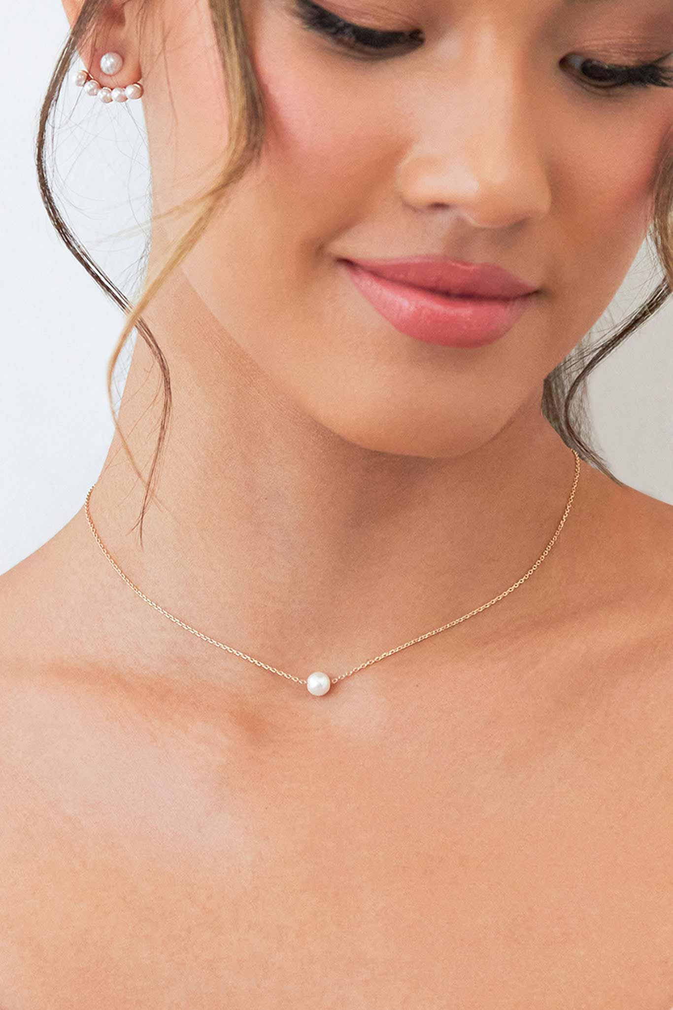 Crosby Single Pearl Necklace