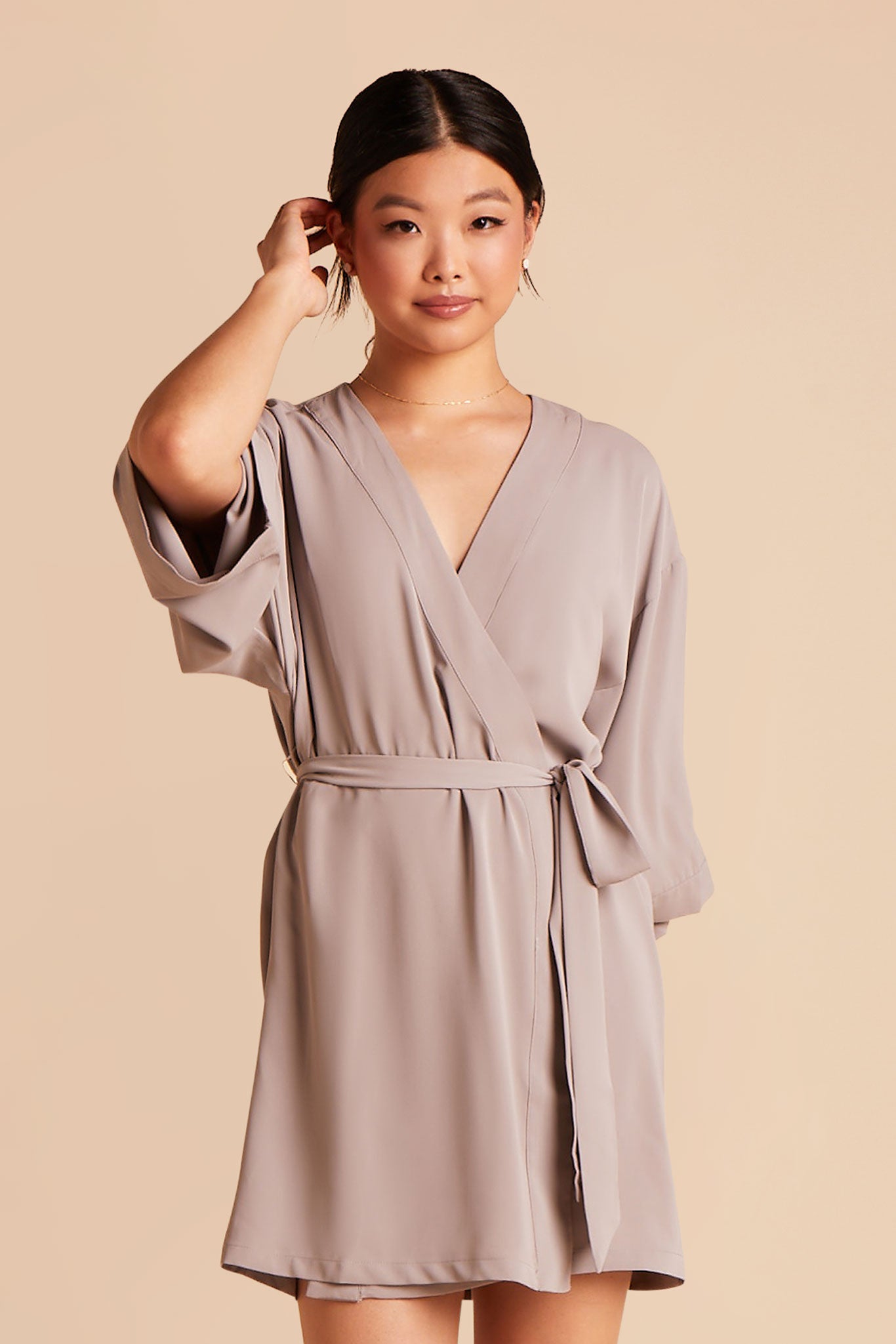 Gray Karen Robe by Birdy Grey