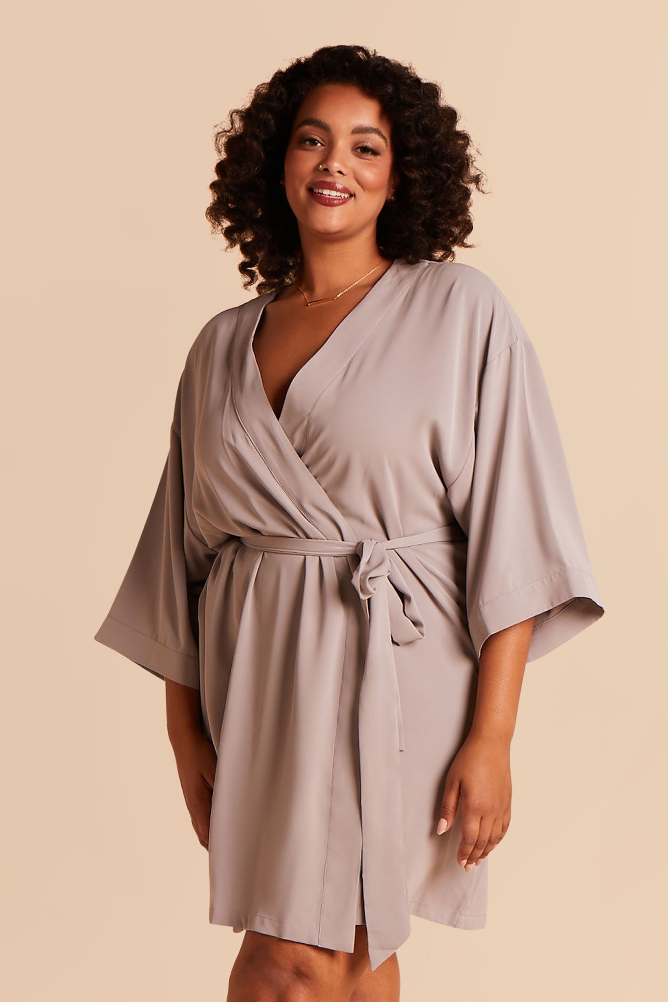 Gray Karen Robe by Birdy Grey