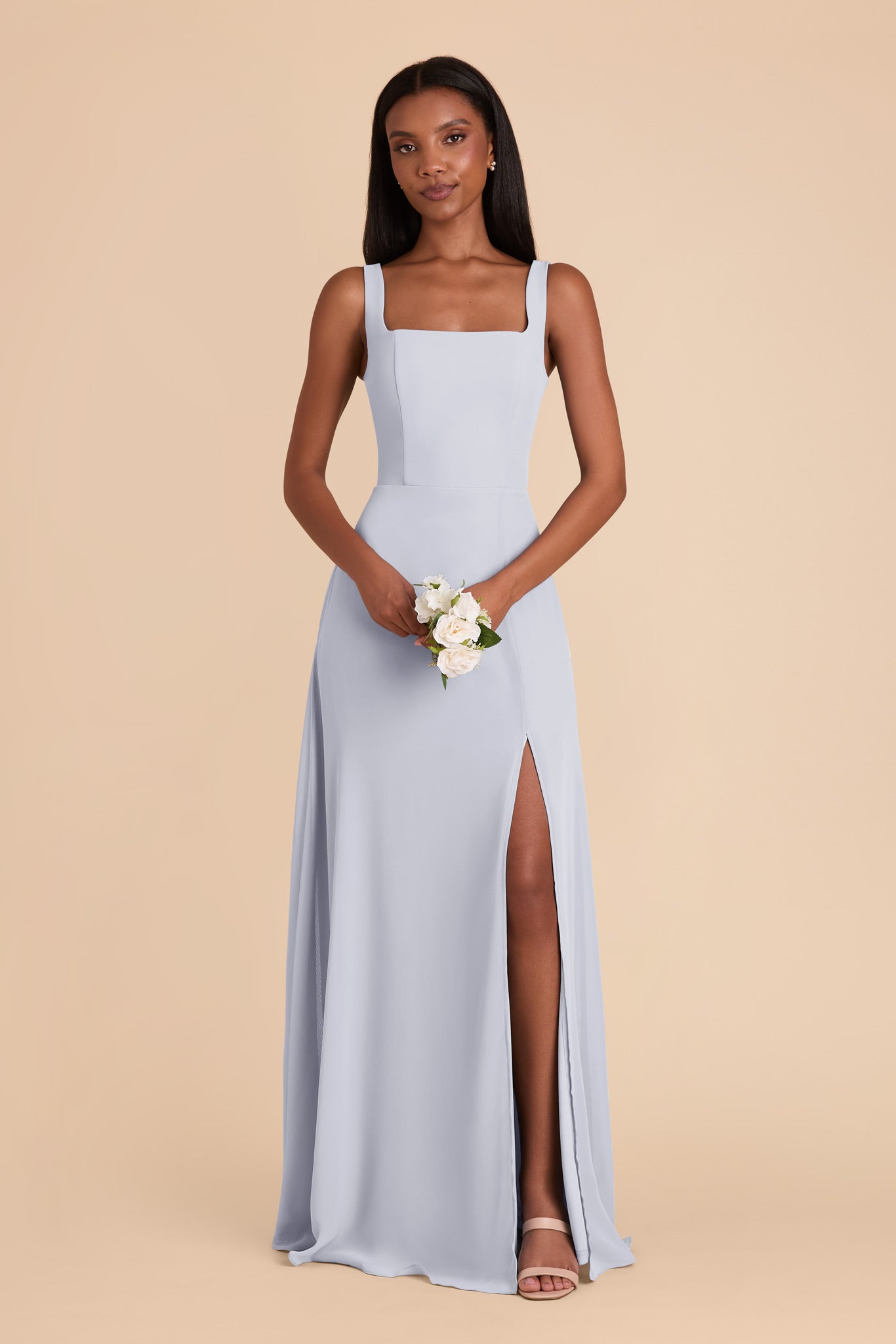 Ice Blue Alex Convertible Chiffon Dress by Birdy Grey