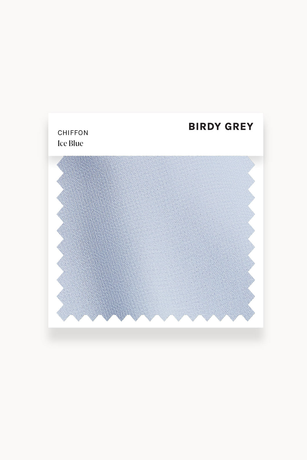 Ice Blue Chiffon Swatch by Birdy Grey