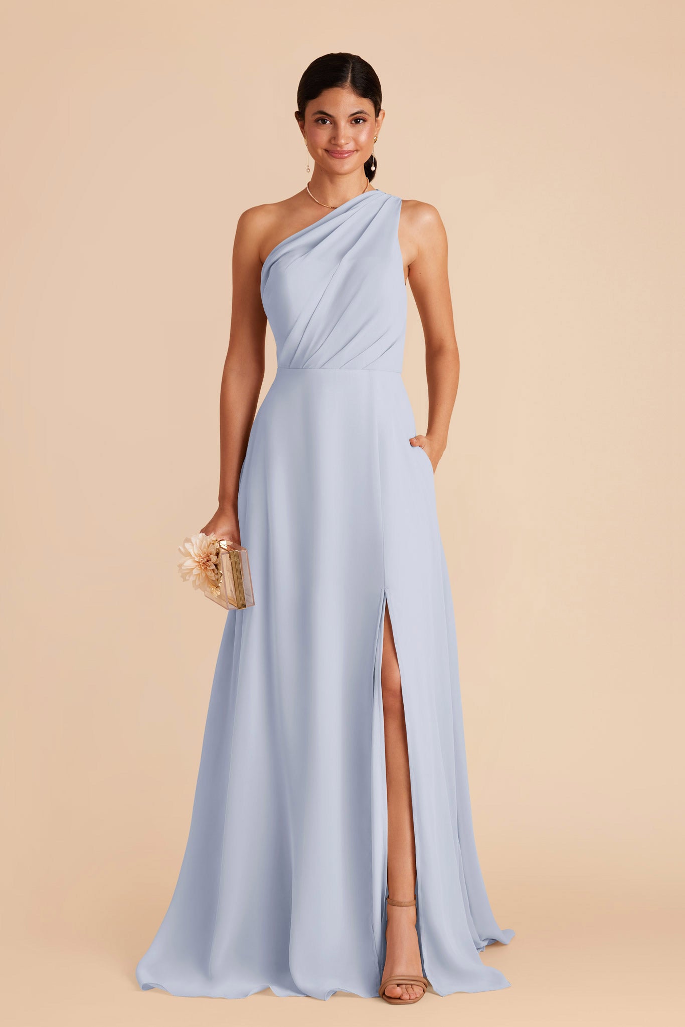 Ice Blue Kira Dress by Birdy Grey