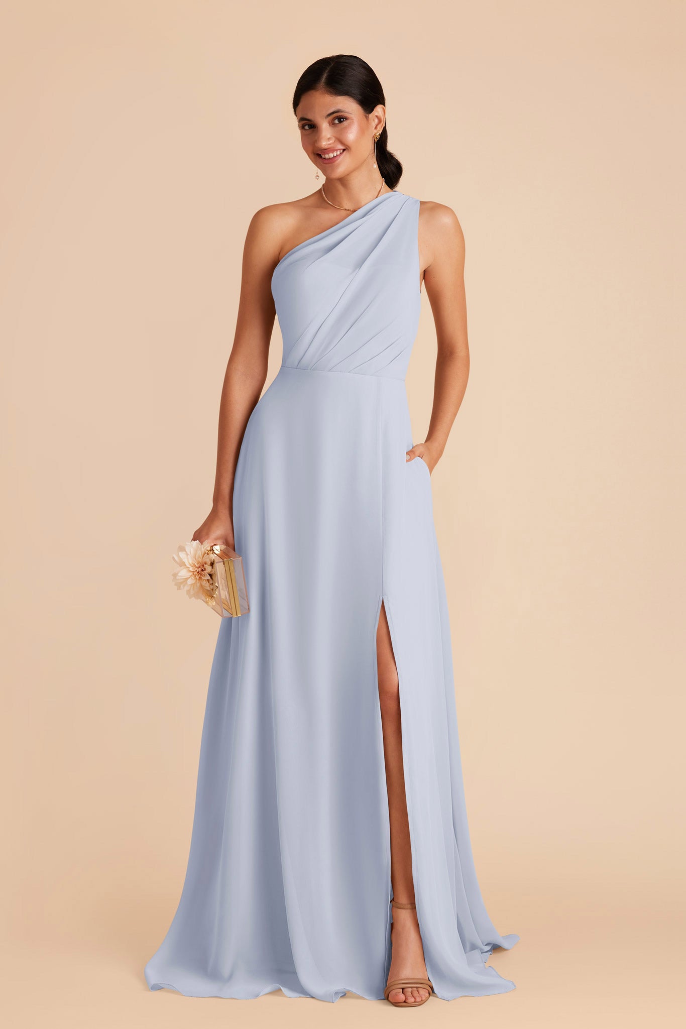 Ice Blue Kira Dress by Birdy Grey